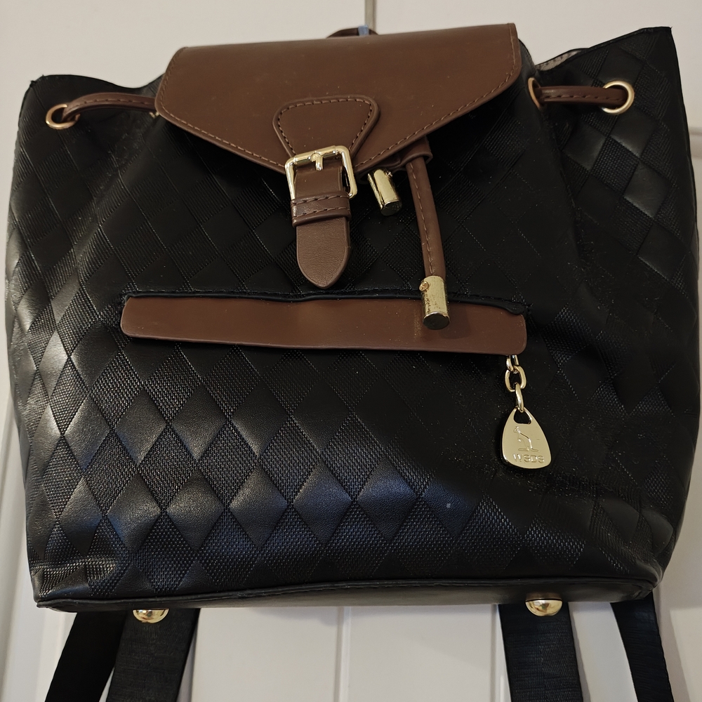 Designers Originals Black and Brown Backpack
